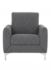 Jozel 1 Seater Fabric Sofa Dark Gray 89 X 89 X 79cm
