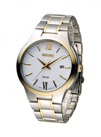 Men's Solar Water Resistant Analog Watch SQ-SNE388P1