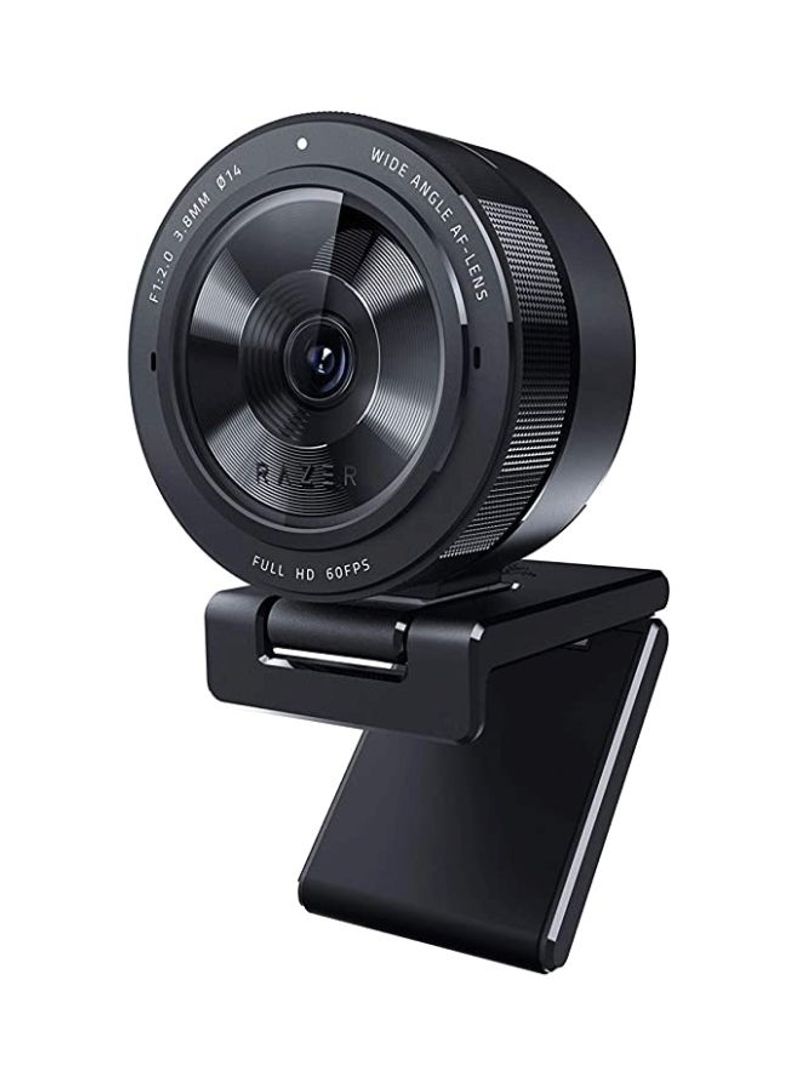 Kiyo Pro USB Camera with High-Performance Adaptive Light Sensor 1080p 60FPS HDR-Enabled Classic Black