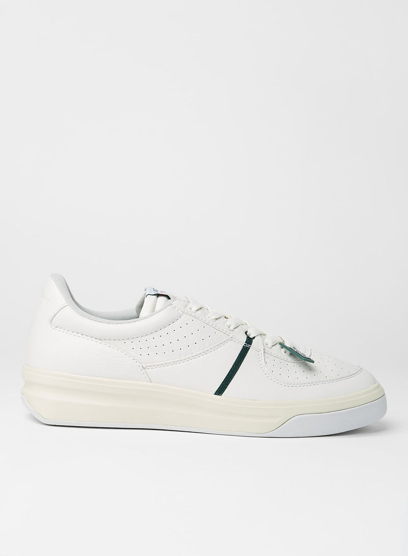 Quantace Leather Sneakers White