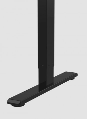 Standing Desk I Electric Height Adjustable Desk with single motor Black/Oak