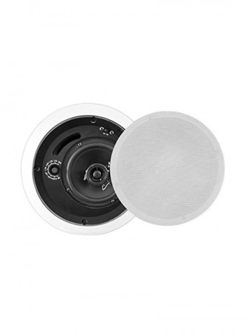 In-Ceiling Enclosed Speaker System PDPC6T White