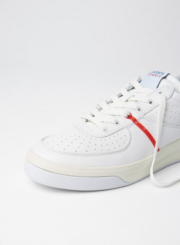 Quantace Leather Sneakers Off-White