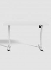 Standing Desk I Electric Height Adjustable Desk with single motor White