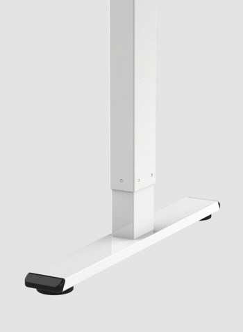 Standing Desk I Electric Height Adjustable Desk with single motor White