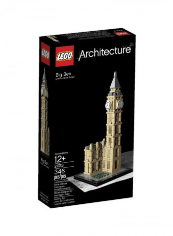 346-Piece Architecture Big Ben Set 21013