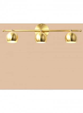 E27 LED Retro Copper Mirror wall Light Gold