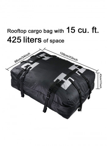 Waterproof Roof Top Carrier Cargo Luggage Travel Bag