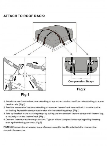 Waterproof Roof Top Carrier Cargo Luggage Travel Bag
