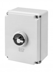 160A 4P PVC ISOLATOR ENCLOSED ISOLATOR IP66/67/69 AC23 GW70426P Grey/Black