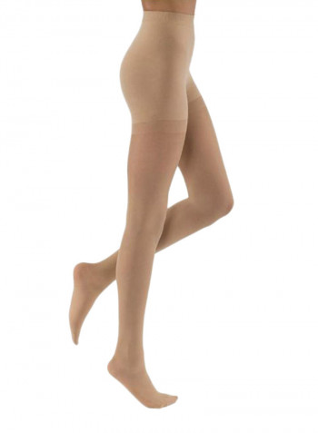 Medical Compression Waist High Closed Toe Stocking