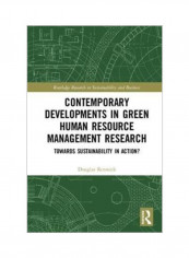 Contemporary Developments In Green Human Resource Management Research Hardcover