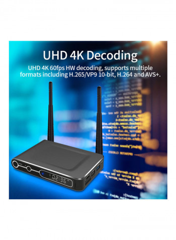 Smart Android 9.0 TV Box S922X-32EU Black