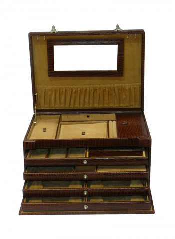 Genuine Leather Designer Jewellery Box