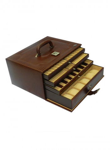 Leather Designer Jewellery Box