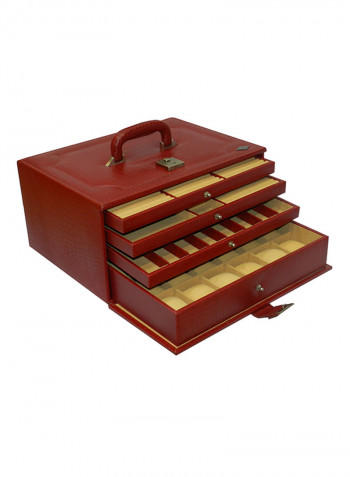 Leather Designer Jewellery Box