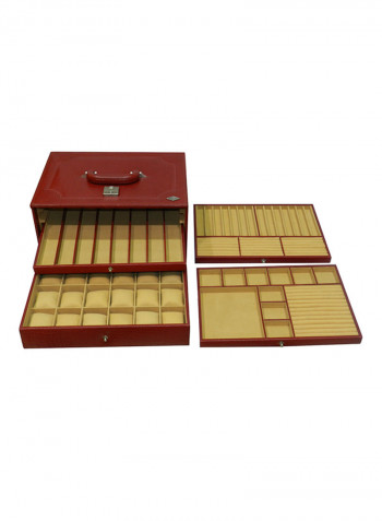 Leather Designer Jewellery Box