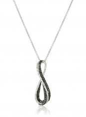 Sterling Silver Diamond Necklace