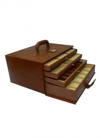 Leather Designer Jewellery Box