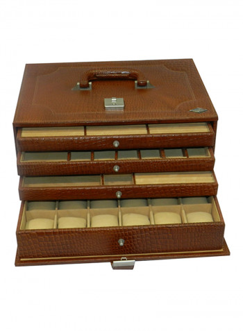 Leather Designer Jewellery Box