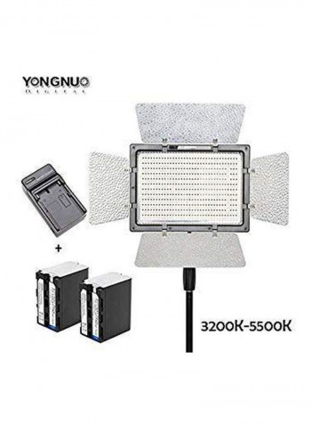 LED Video Light Silver/Black