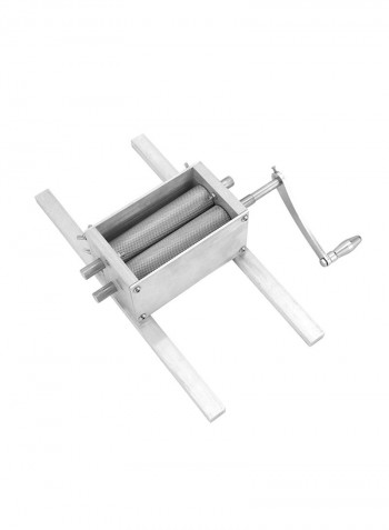 3-Roller Stainless Steel Malt Corn Grain Crusher Silver