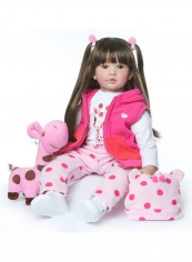 Boneca Reborn Soft Doll 60cm