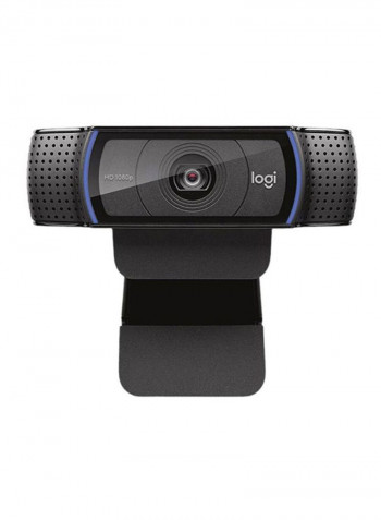 High-Definition Clip-On Web Camera 1.70x3.70x2.80inch Black