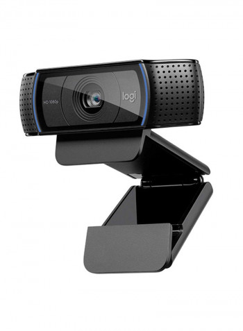 High-Definition Clip-On Web Camera 1.70x3.70x2.80inch Black