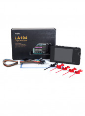 4-Channel Mini DSO LA104 Digital Logic Analyzer Black