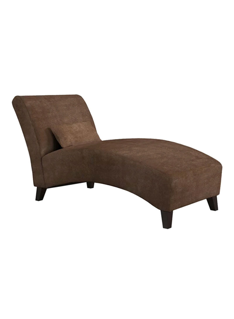 Chaise Lounge Chair Brown 80x160x70centimeter