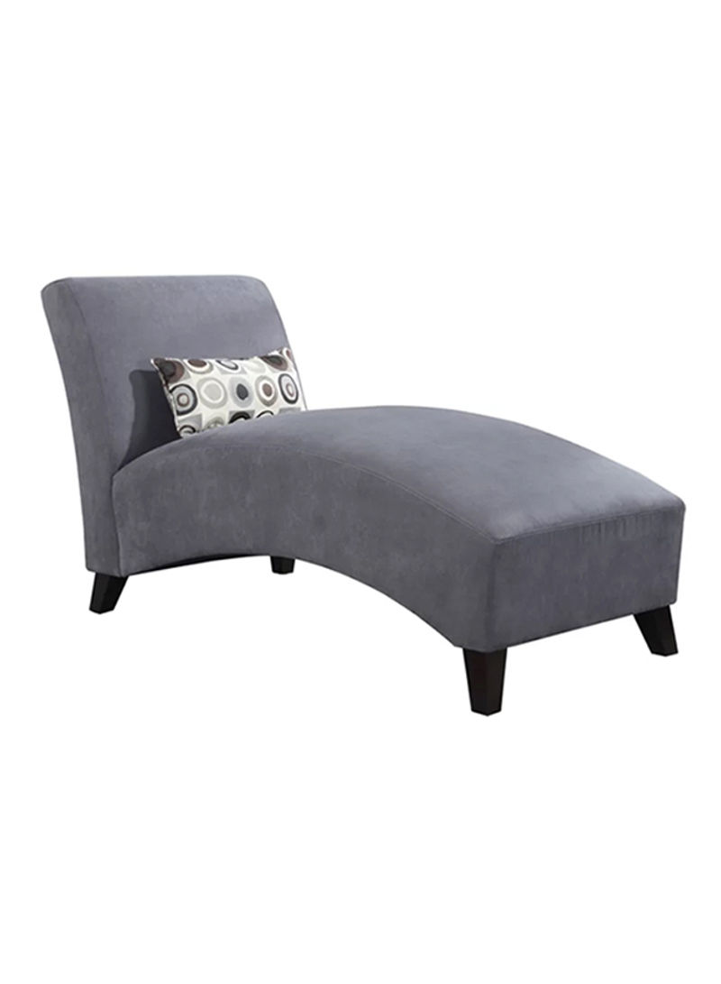 Chaise Lounge Chair Grey 80x160x70centimeter