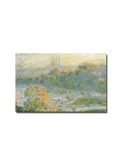 The Tuileries Canvas Wall Art multicolour 18 x 24inch