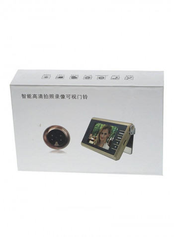 Visual Doorbell Gold/Black