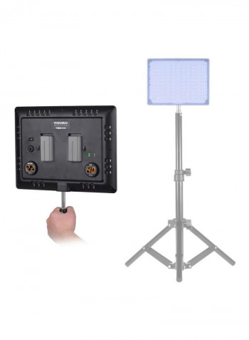 RGB LED Video Light With Remote Control 31.8 x23.8x2.7centimeter White/Blue/Greem
