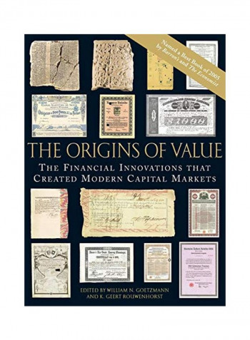 The Origins Of Value Hardcover