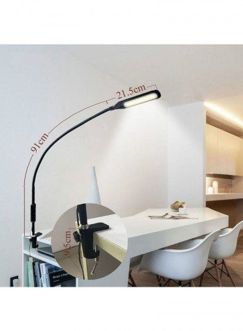 Long Arm Table Lamp Black