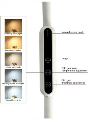 Long Arm Table Lamp Black