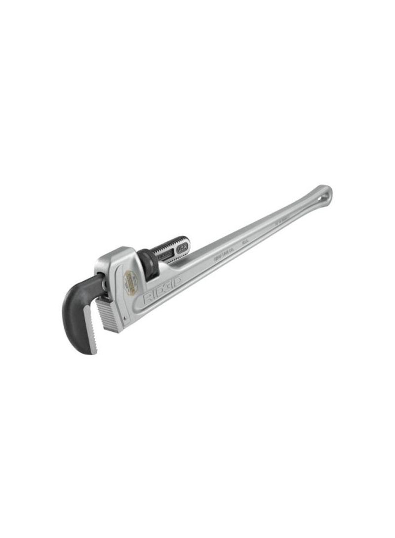 836 Aluminum Straight Pipe Wrench Silver/Black 36inch