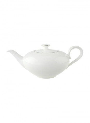 Anmut Platinum Teapot White 255x157x112millimeter