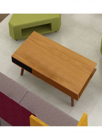 Wooden Tea Table Brown 1200x600x450centimeter