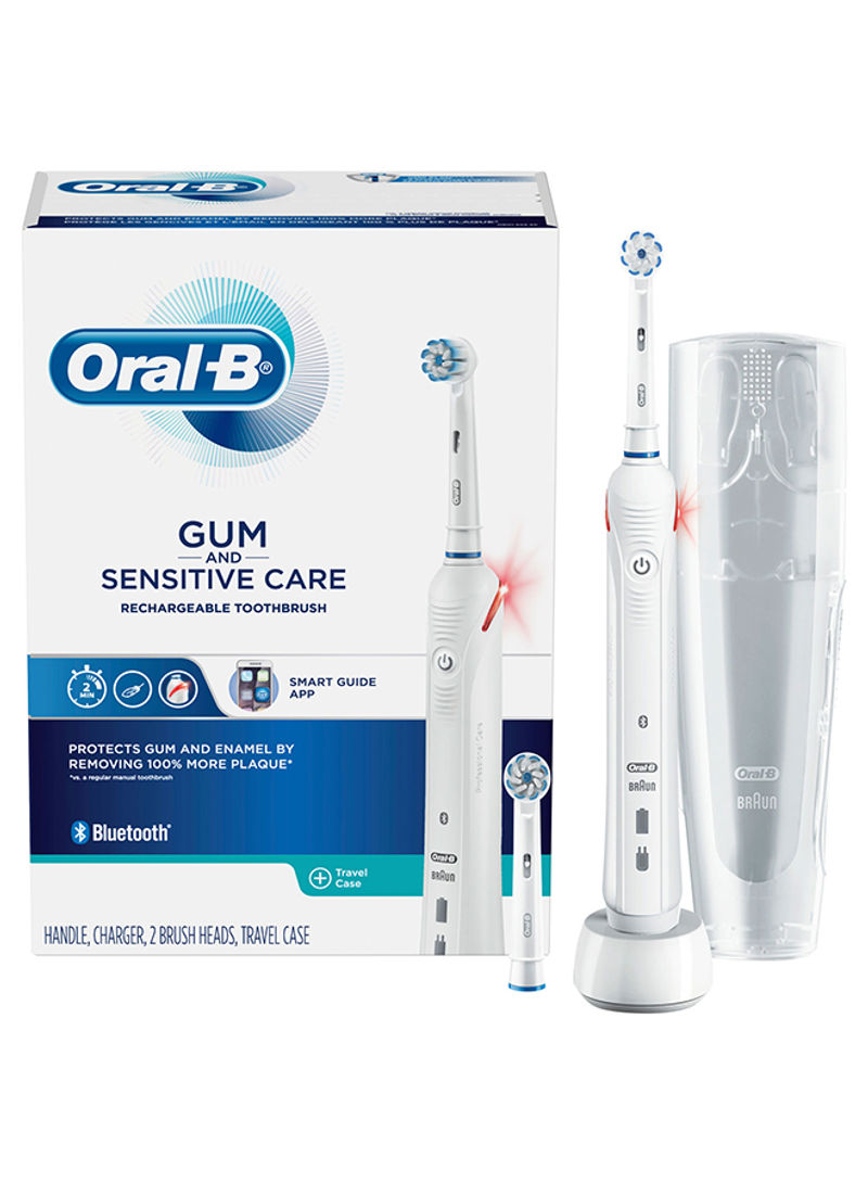 Gum And Sensitive Care Rechargeable Electric Toothbrush White