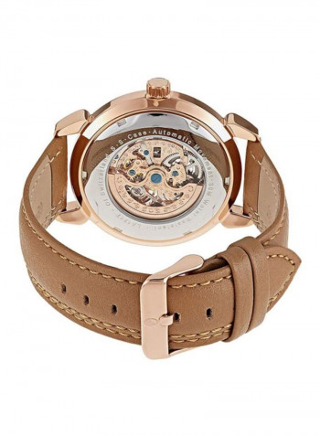 Women's Leather Analog Watch LA1717ROO