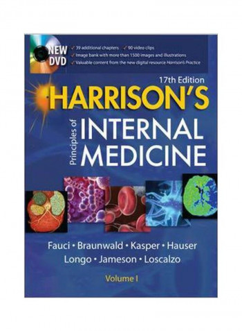 Harrison's Principles Of Internal Medicine (2 Volume Set) Hardcover 17