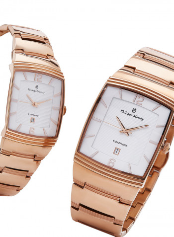 Water Resistant Stainless Steel Analog Wrist Watch