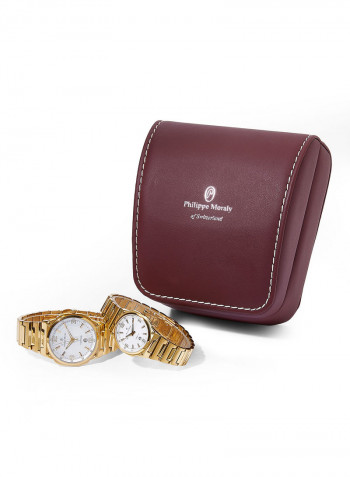 Water Resistant Stainless Steel Analog Wrist Watch
