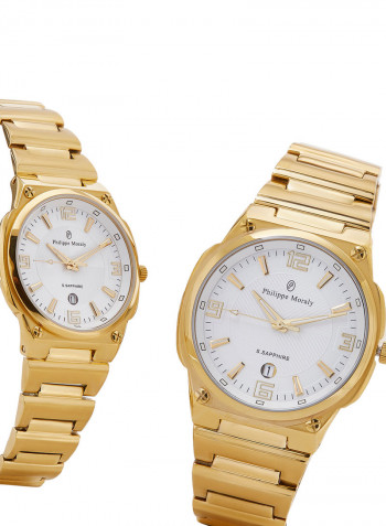 Water Resistant Stainless Steel Analog Wrist Watch