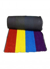 Rainbow Artificial Grass Carpet Red/Yellow/Blue 2x12meter reviews Rainbow Artificial Grass Carpet Red/Yellow/Blue 2x12meter