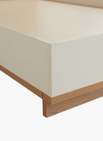 Moonlight Twin Bed With Raised Headboard Multicolour 120 x 200centimeter