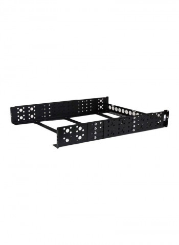 Universal Server Rack Rails Black